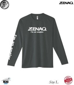 Zenaq Dry Long T-Shirts (Zenaq Logo Black/L)