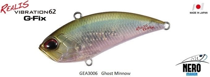 Realis Vibration 62G-Fix  GEA3006  / Ghost Minnow