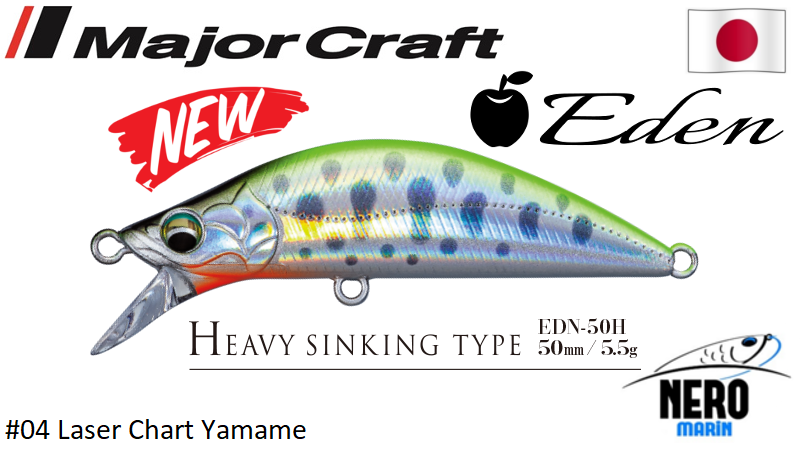 MC Finetail Eden 50H 5.5gr. # 04 Laser Chart Yamame