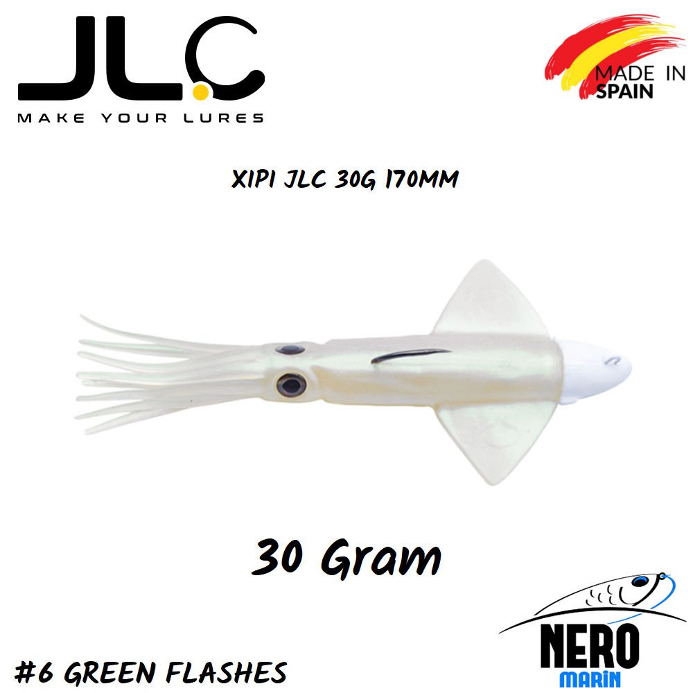 JLC Xipi Silikon Kalamar 30gr. #6 Green Flashes