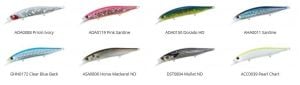 Duo Realis Jerkbait 120SP CLB0230 Ghost Pearl Chart