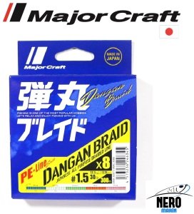 MC Dangan Braid İp DB8 PE 1.5/0.19mm/30Lb/12.3kg/300 metre Multi