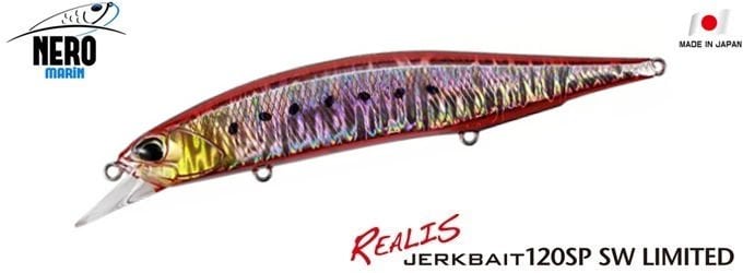 Duo Realis Jerkbait 120SP SW DPA0384 Fire Sardine