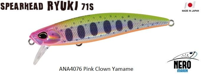 Duo Spearhead Ryuki 71S ANA4076 Pink Clown Yamame