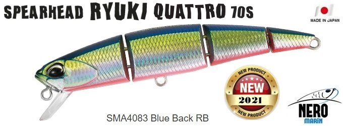 Spearhead Ryuki Quattro 70S SMA4083 Blue Back RB