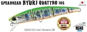 Spearhead Ryuki Quattro 70S GDA4140 Lime Yamame OB