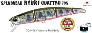 Spearhead Ryuki Quattro 70S GDA4068 Yamame Red Belly