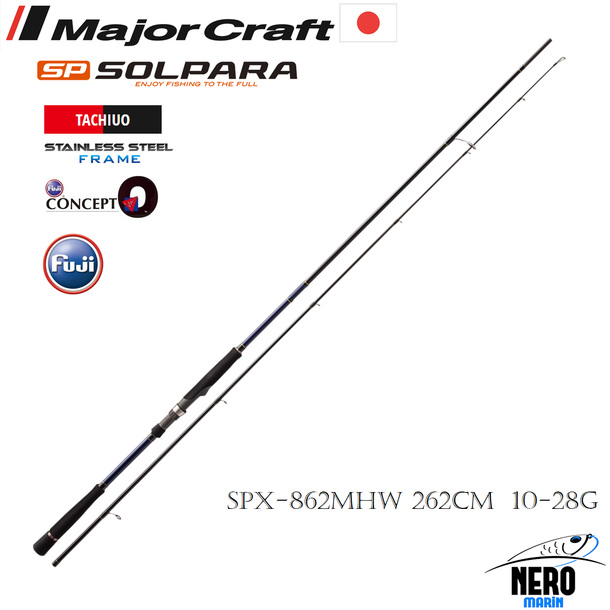 MC Solpara New Light Spin Kamış SPX-862MHW 262cm 10-28g