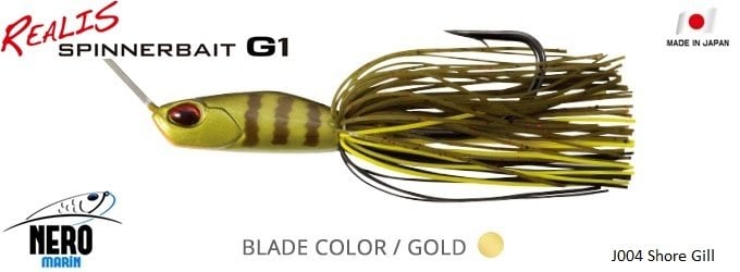 Realis Spinnerbait G1  J004 / Shore Gill