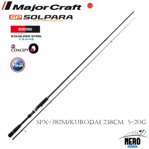 MC Solpara New Kurodai Spin KamışSPX-782M/Kurodai 238cm 5-20g