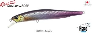 Realis Minnow 80SP GSO3191 / Emperor