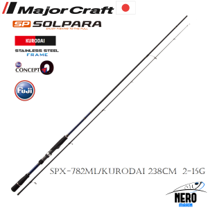 MC Solpara New Kurodai Spin Kamış SPX-782ML/Kurodai 238cm 2-15g