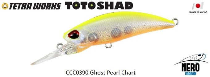 Duo Tetra Works Toto Shad 48S CCC0390 Ghost Pearl Chart