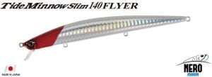Duo Tide Minnow Slim Flyer 140 AHA0639 Red Head Double White
