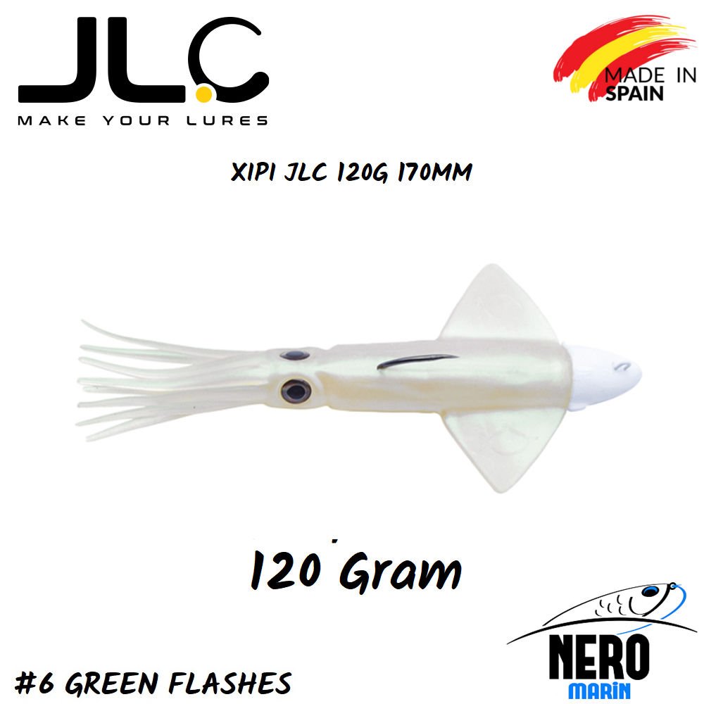 JLC Xipi Silikon Kalamar 120gr. #6 Green Flashes