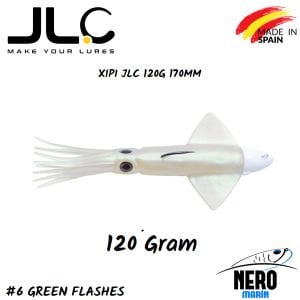 JLC Xipi Silikon Kalamar 120gr. #6 Green Flashes