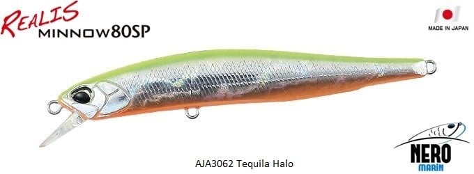 Realis Minnow 80SP AJA3062 / Tequila Halo