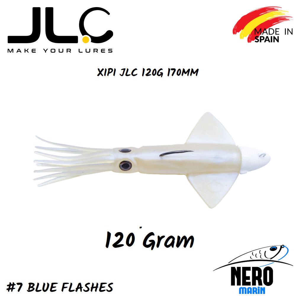 JLC Xipi Silikon Kalamar 120gr. #7 Blue Flashes