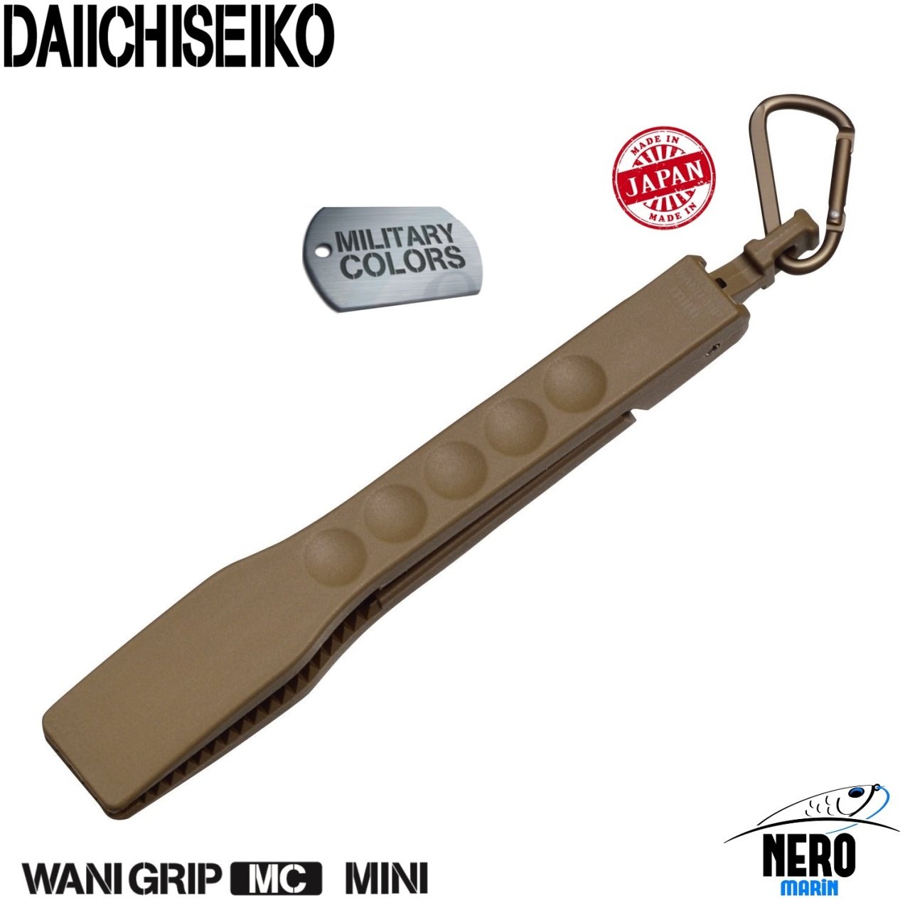 Daiichiseiko Wani Grip Mini MC 21cm. Dark Earth