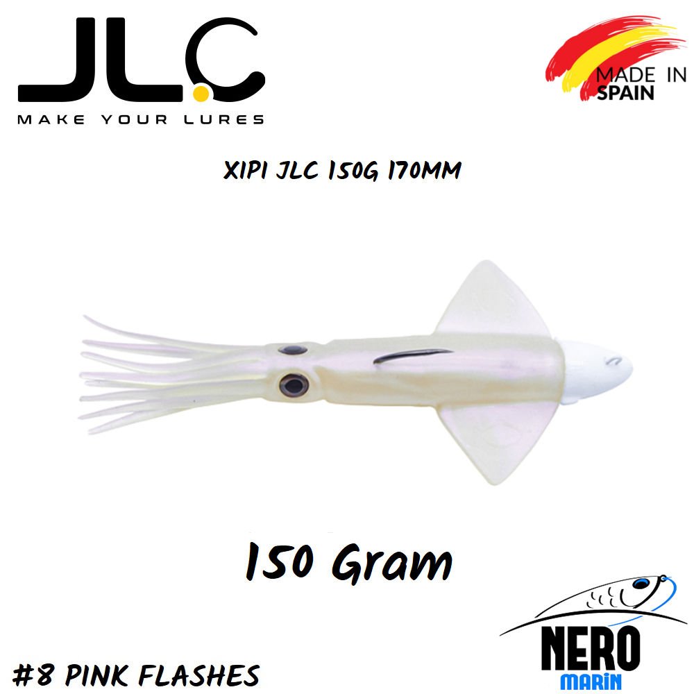 JLC Xipi Silikon Kalamar 150gr. #8 Pink Flashes