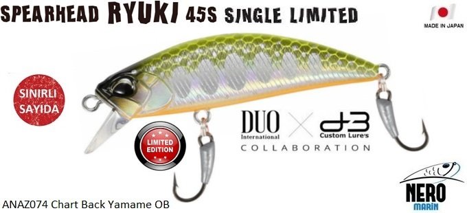 Spearhead Ryuki 45S D3 ANAZ074 Chart Back Yamame OB