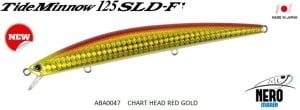 Tide Minnow 125 SLD-F  ABA0047 / Chart Head Red Gold