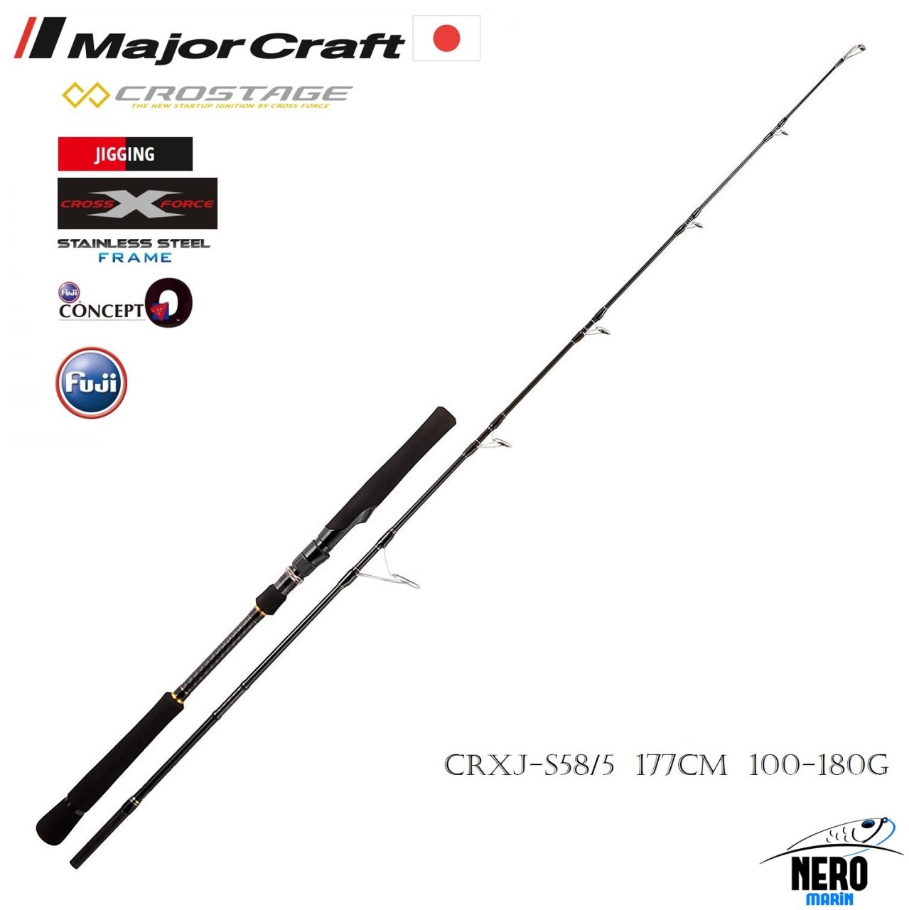 MC New Crostage CRXJ-S58/5 Jigging Kamış 177cm 100-180g