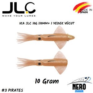 JLC Ika Silikon Kalamar 10gr. + Yedek Vücut #3 Pirates