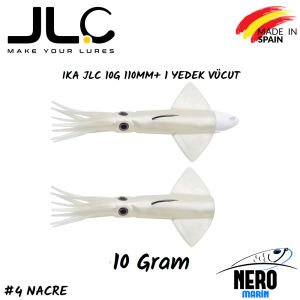 JLC Ika Silikon Kalamar 10gr. + Yedek Vücut #4 Nacre