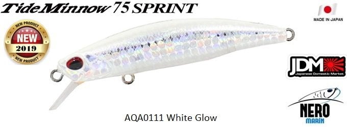 Tide Minnow 75 Sprint AQA0111 White Glow