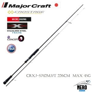 MC New Crostage CRXJ-S742MJ/T Offshore Micro Jigging Kamış 226cm Max 45g