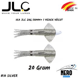 JLC Ika Silikon Kalamar 20gr. + Yedek Vücut #10 Silver