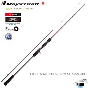 MC New Crostage CRXJ-B662ULTR/ST Tai Rubber Kamış Solid 202cm Max 80g