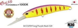 Realis Fangbait 100DR ACC3259 Fang Purple Back Gill