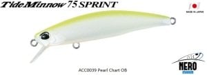 Tide Minnow 75 Sprint ACC0039 Pearl Chart OB