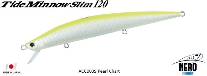 Tide Minnow Slim 120  ACC0039 / Pearl Chart