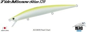 Tide Minnow Slim 120  ACC0039 / Pearl Chart