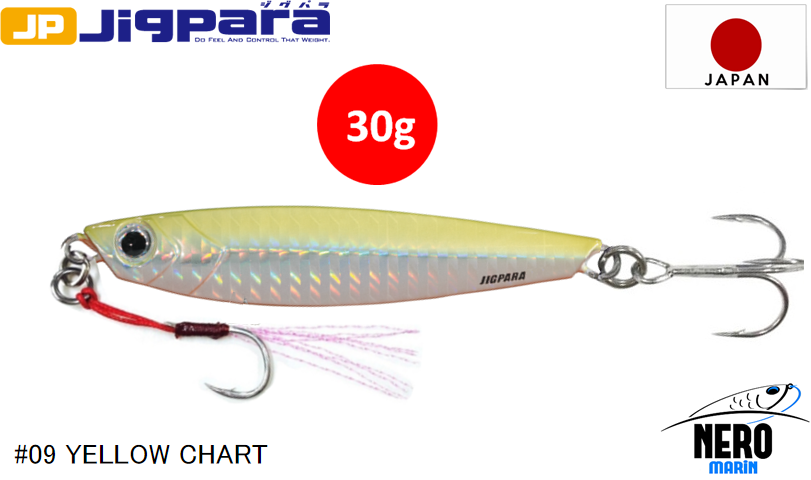 MC Jigpara Short JPS-30gr #09 Yellow Chart