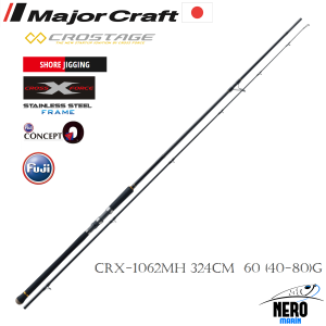 MC New Crostage CRX-1062MH Shore Jigging Kamış 324cm 60 (40-80)g