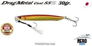 Drag Metal Cast Super Slim SSZ Jig 30Gr. PHA0026 Red Gold