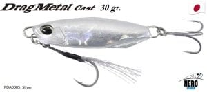 Drag Metal Cast Jig 30Gr. PDA0005 / Silver