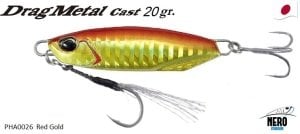 Drag Metal Cast Jig 20Gr. PHA0026 / Red Gold