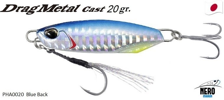 Drag Metal Cast Jig 20Gr. PHA0020 / Blue Back