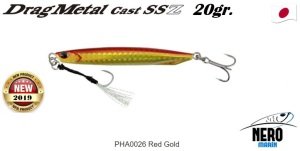 Drag Metal Cast Super Slim SSZ Jig 20Gr. PHA0026 Red Gold