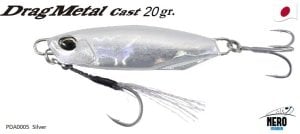 Drag Metal Cast Jig 20Gr. PDA0005 / Silver