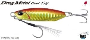 Drag Metal Cast Jig 15Gr. PHA0026 / Red Gold