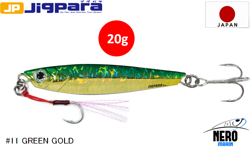 MC Jigpara Short JPS-20gr #11 Green Gold