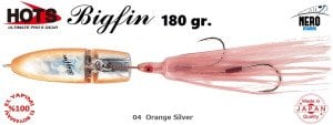 Hots Bigfin Inchiku 180gr.	04  Orange Silver