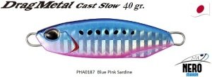 Drag Metal Cast Slow Jig 40Gr. PHA0187 / Blue Pink Sardine