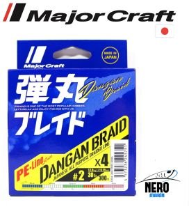 MC Dangan Braid İp DB4 PE 2.0/0.19mm/30Lb/12.8kg/300 metre Multi